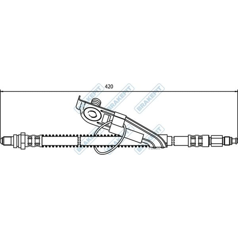 Apec Brake Hydraulic Hose Line Front Right BHO4070