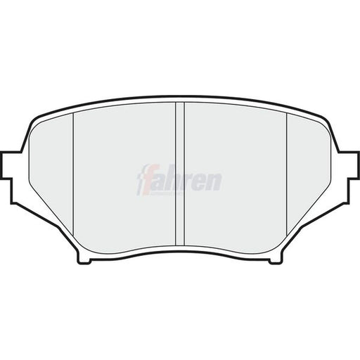 Fahren Front Brake Pad Set FBP3205