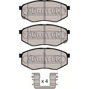 Juratek Front Brake Pad Set JCP8112