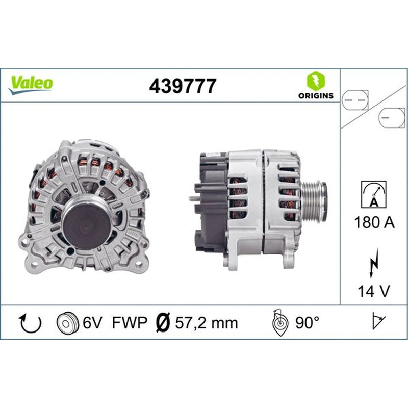 Valeo Car Alternator 12V 439777