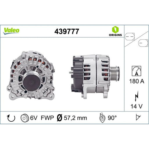 Valeo Car Alternator 12V 439777