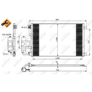 NRF Air Conditioning Condenser 350042