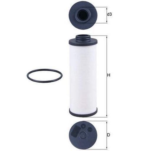Mahle Automatic Transmission Hydraulic Filter HX 186D
