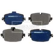 Borg & Beck 4 x Rear Brake Pad Set BBP2674