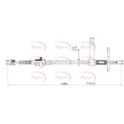Apec Clutch Control Cable Pull CAB5033