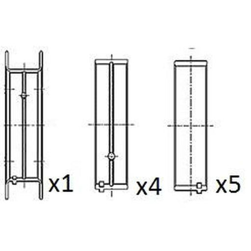 FAI Main Bearing Set BM1009-020