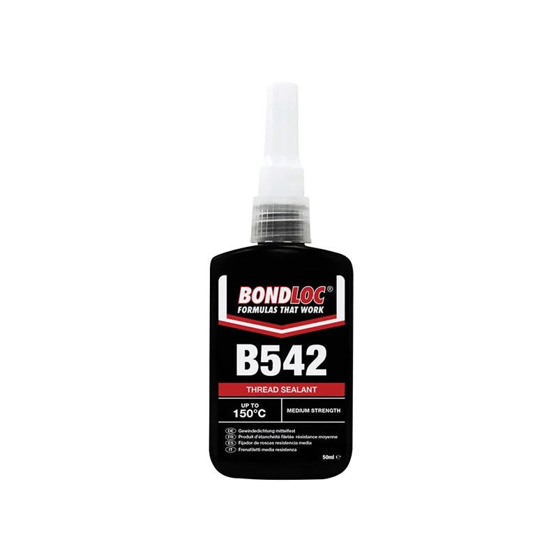 Bondloc B542 Hydraulic Seal Pneumatic Fittings 50ml - B542-50