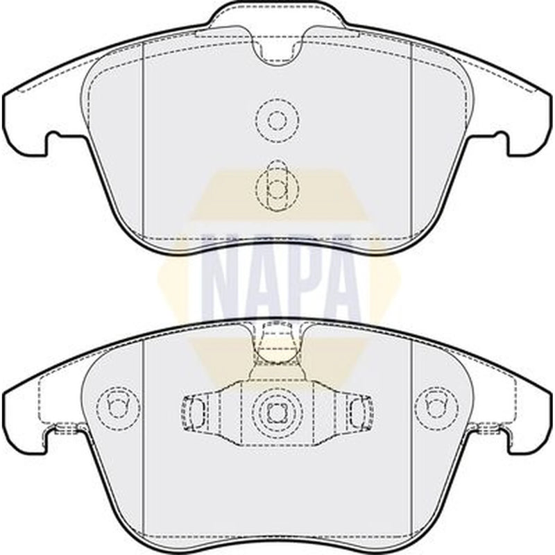 NAPA Front Brake Pad Set NBP1666