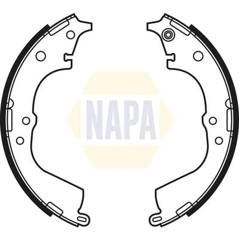 NAPA Brake Shoe Set Axle Kit NBS1029