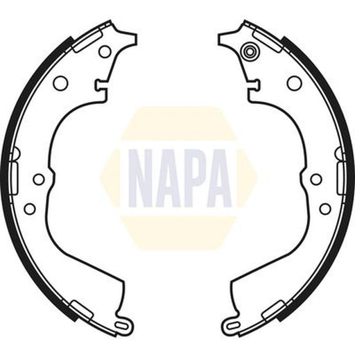 NAPA Brake Shoe Set Axle Kit NBS1029
