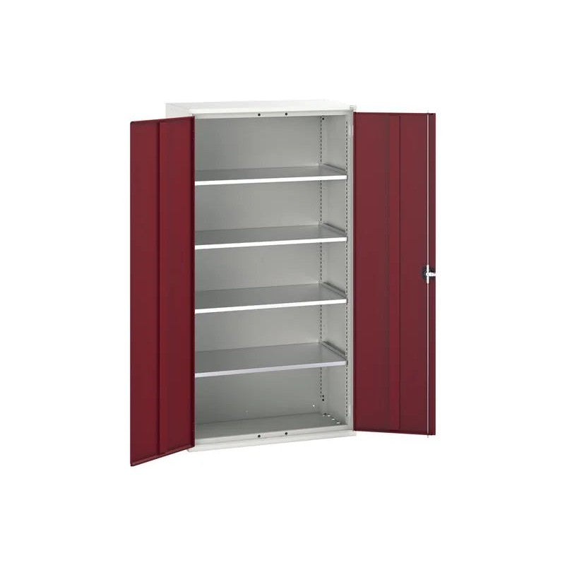 Bott Verso 4 Shelf Cupboard 1050mm Crimson Red - 16926267.24