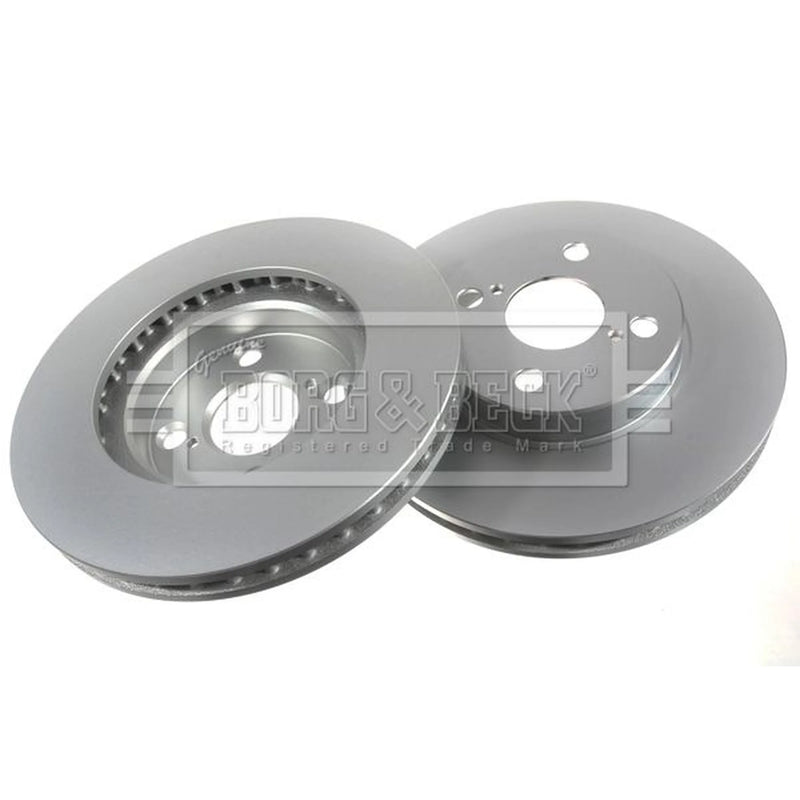 Borg & Beck 2 x Vented Front Brake Discs BBD4379