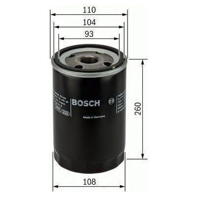 Genuine Bosch Cv Oil Filter P3001 0451403001 Bosch  - Town Parts