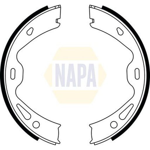 NAPA Parking Brake Shoe Set NBS5061