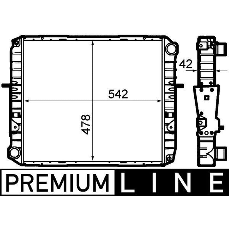 Mahle Engine Radiator CR 1919 000P