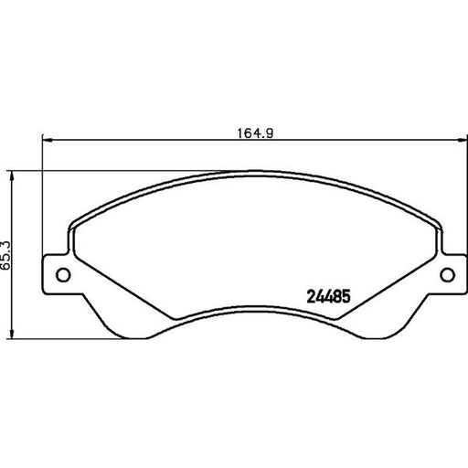 Mintex Front Brake Pad Set MDB2852