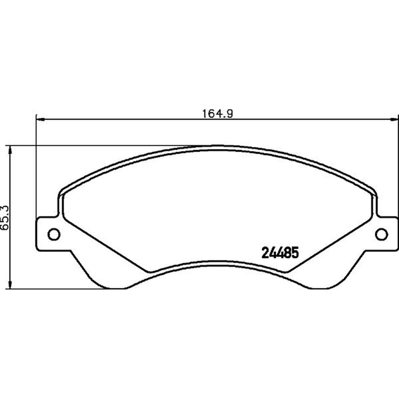 DON Front Brake Pad Set PCP1637