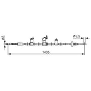 Bosch Handbrake Cable Rear 1 987 482 843