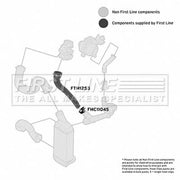 First Line Intercooler Turbo Charge Air Hose FTH1253