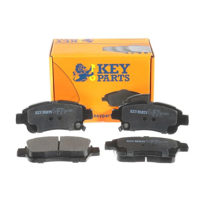 Key Parts 4 x Front Brake Pad Set KBP1681