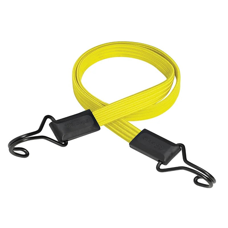 Master Lock Flat Bungee 100cm Yellow Double Hook - 3226EURDAT