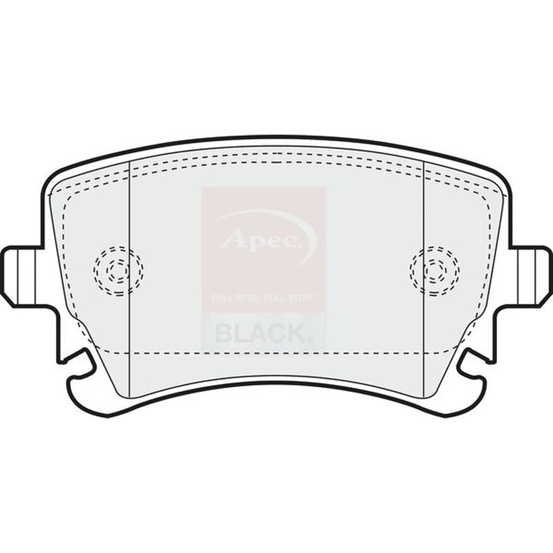 Apec Rear Brake Pad Set PAD1298B