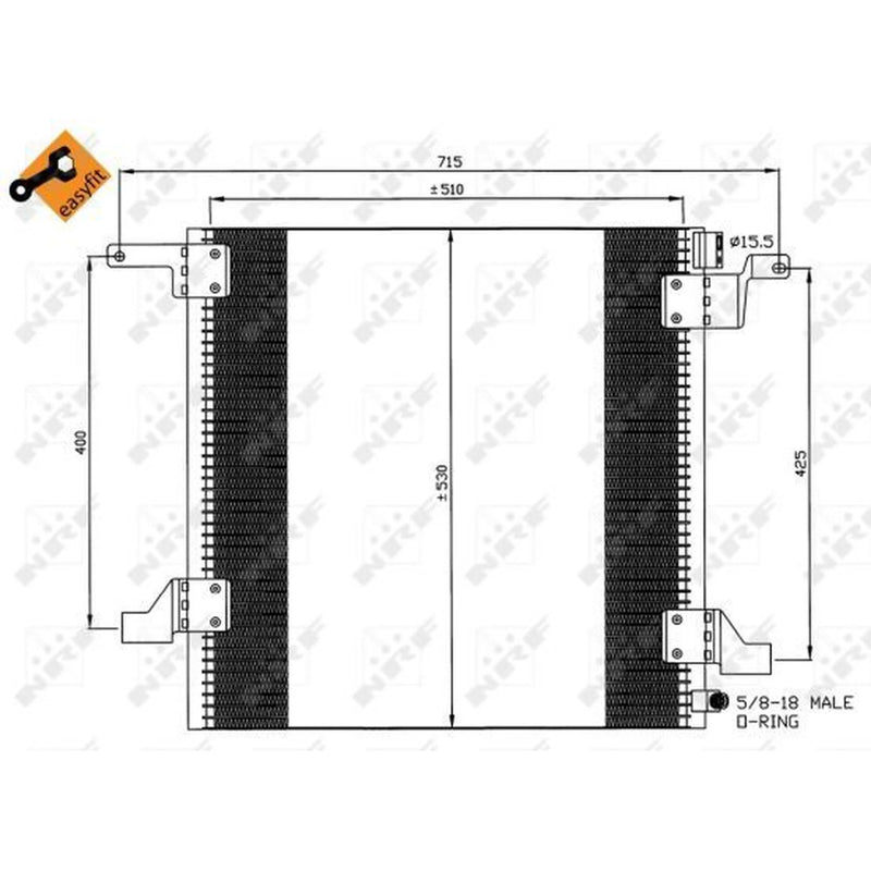 NRF Air Conditioning Condenser 35579