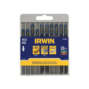 IRWIN® HCS/HSS T-Shank Jigsaw Blade Set, 10 Piece - 10505817