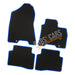 Fully Tailored Blue Trim Carpet Mats Hyundai Tucs ON 15 > Set of 4 With 3 Clips UKB4C  - Town Parts