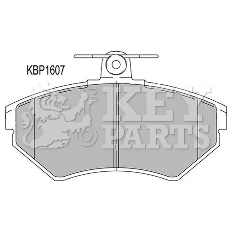Key Parts 4 x Front Brake Pad Set KBP1607