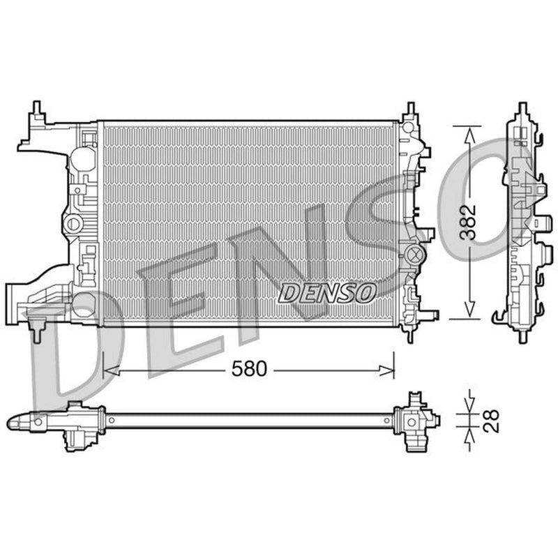 Denso Engine Radiator DRM20096