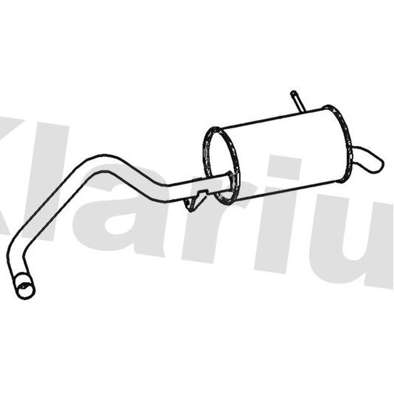 Klarius Box With Tail Pipe Rear RN1013C