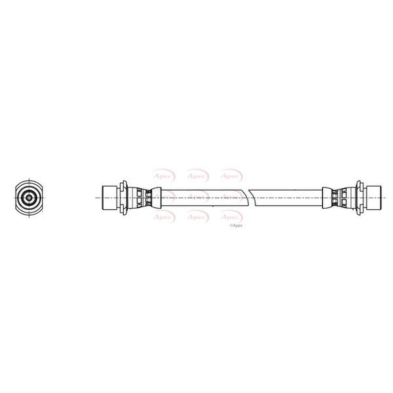 Apec Brake Hydraulic Hose Line Rear HOS4497