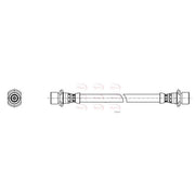 Apec Brake Hydraulic Hose Line Rear HOS4497