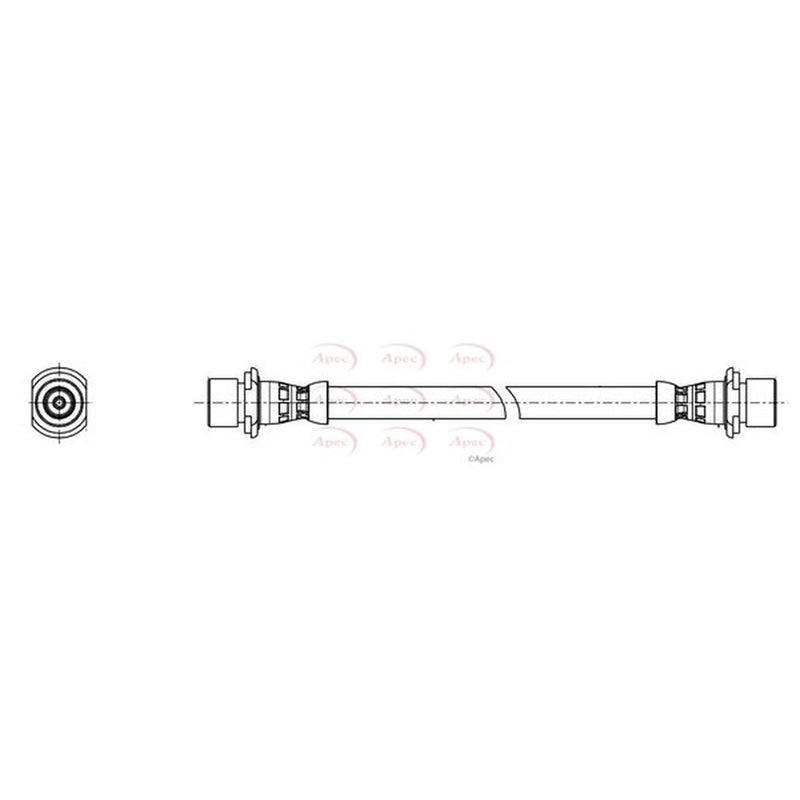 Apec Brake Hydraulic Hose Line Rear HOS4497