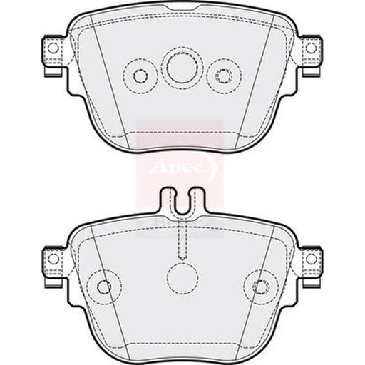 Apec Rear Brake Pad Set PD3889