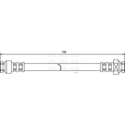 Apec Brake Hydraulic Hose Line Rear HOS3281