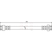 Apec Brake Hydraulic Hose Line Rear HOS3281