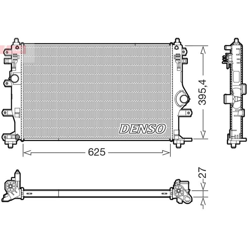 Denso Engine Radiator DRM50128