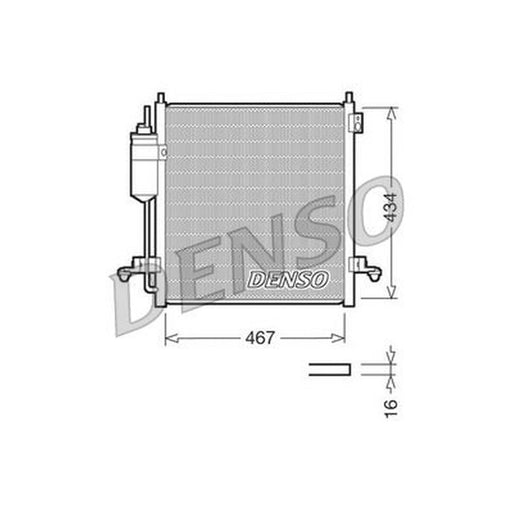 Denso Air Conditioning Condenser DCN45001