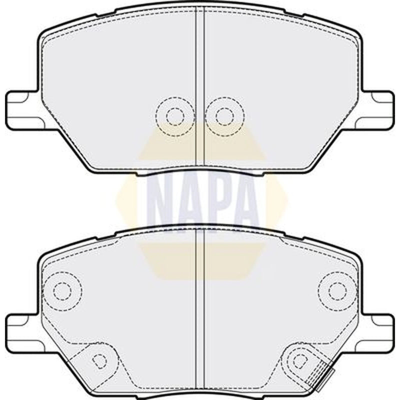 NAPA Front Brake Pad Set NBP1626