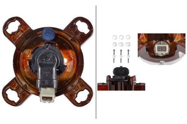 Hella Headlight Headlamp T4W Right