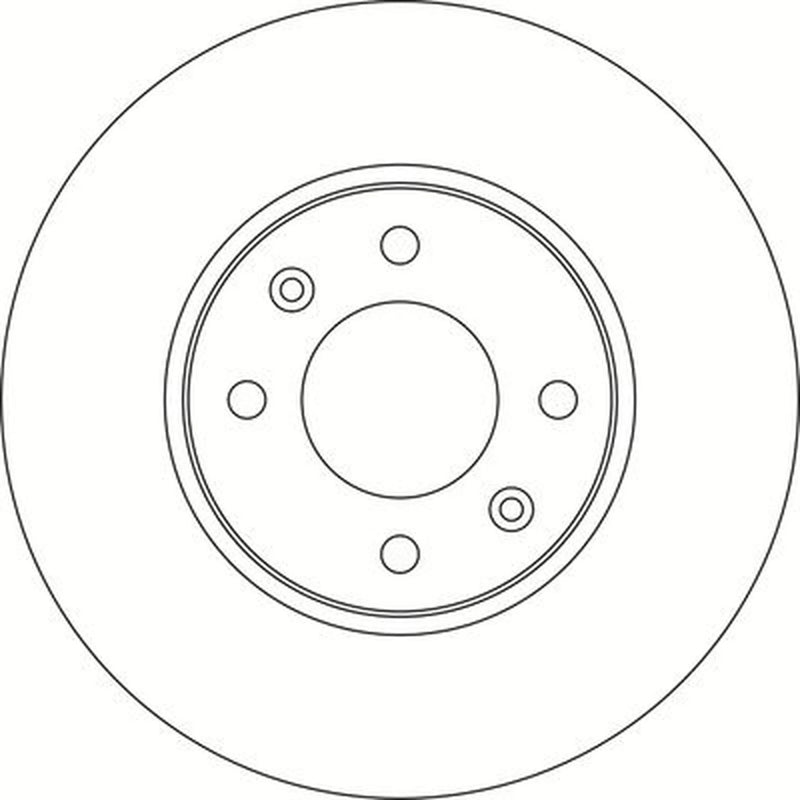 Abtex 2 x Vented Front Brake Discs BD1910V