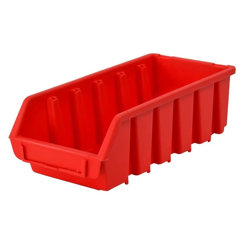 Faithfull Interlocking Storage Bin Size 2L Red 116 x 212 x 75mm - FAITBBIN2L