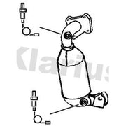 Klarius Catalyst Type Appr With Pipe 323492