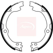 Apec Parking Brake Shoe Set SHU837