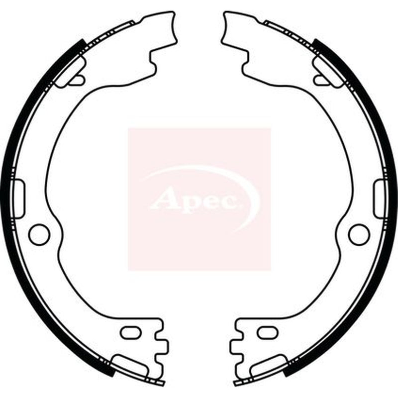 Apec Parking Brake Shoe Set SHU837