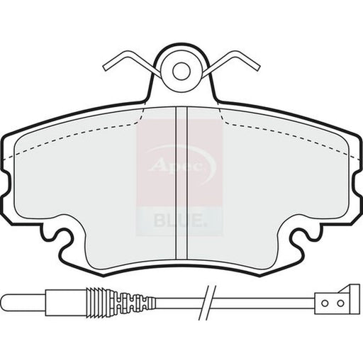 Apec Front Brake Pad Set PD3000