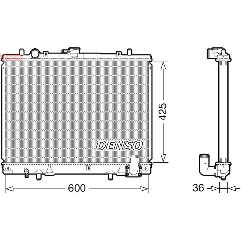 Denso Engine Radiator DRM45049