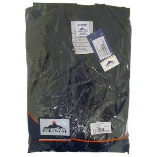 Portwest Polycotton Zip Coverall - Navy - Medium (Regular) Portwest  - Town Parts